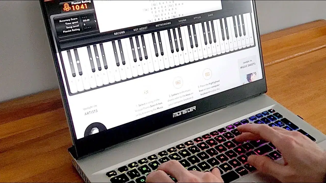 How To Play Virtual Piano