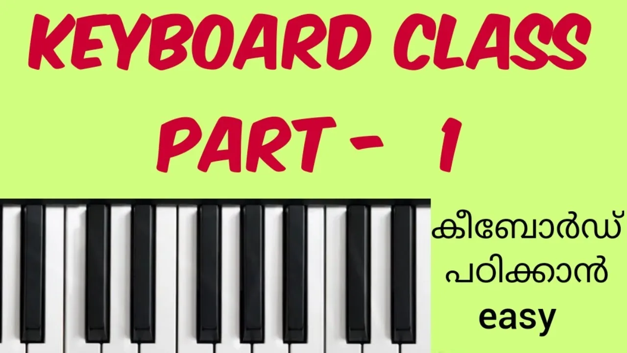 Online Keyboard classes for beginners