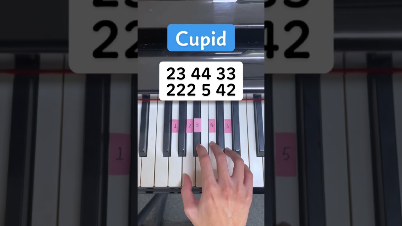 Cupid (Piano Tutorial) #TikTok