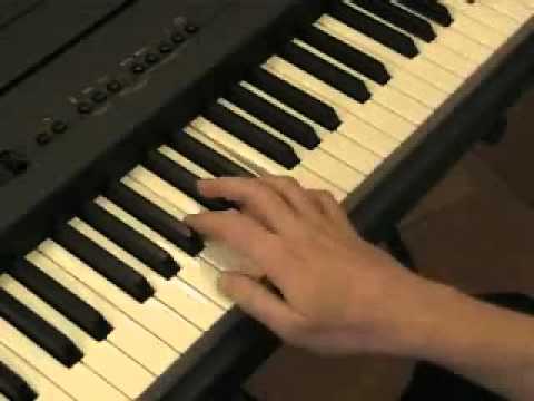 Beginner Keyboard Lessons – Playing the notes of A, C# and E individually