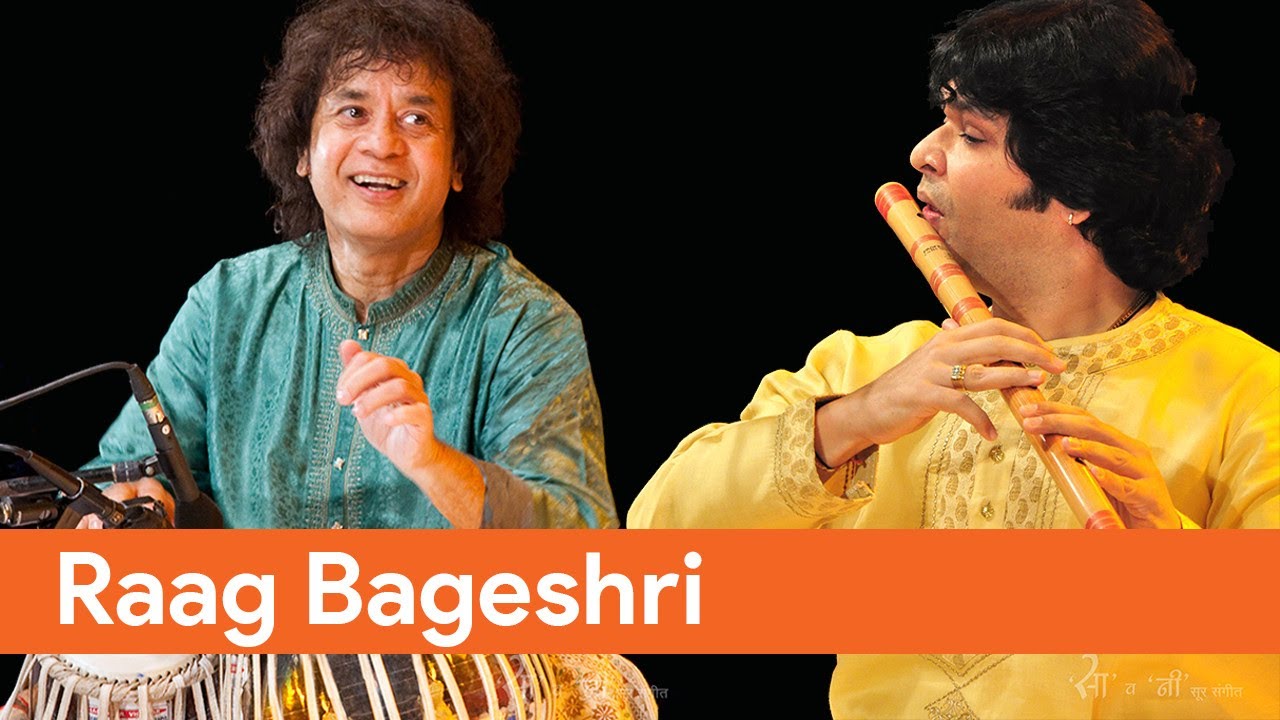 Pandit Rakesh Chaurasia & Ustad Zakir Hussain I Raag Bageshri I Flute I Hindustani Classical I HD