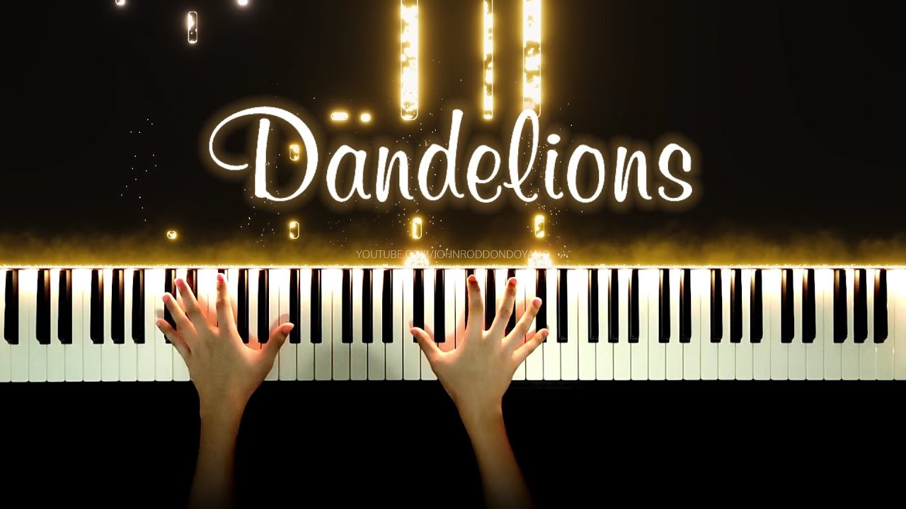 Ruth B. – Dandelions | Piano Cover with Strings (with Lyrics & PIANO SHEET)